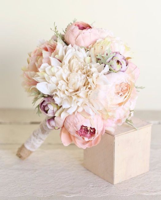 💐 ideas para mi ramo color rosa palo 😍❤️👌 28