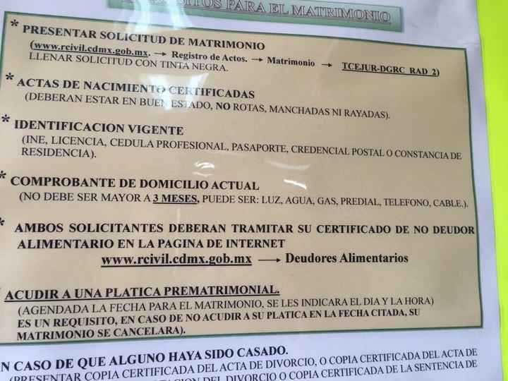 Fecha para boda civil - 1