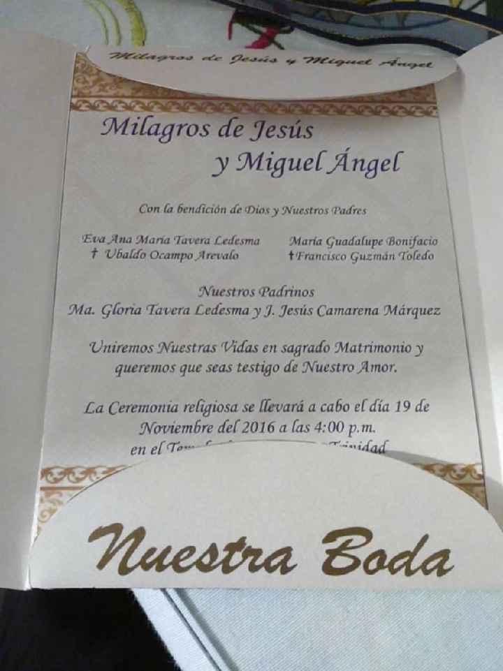 Nuestras invitaciones - 1