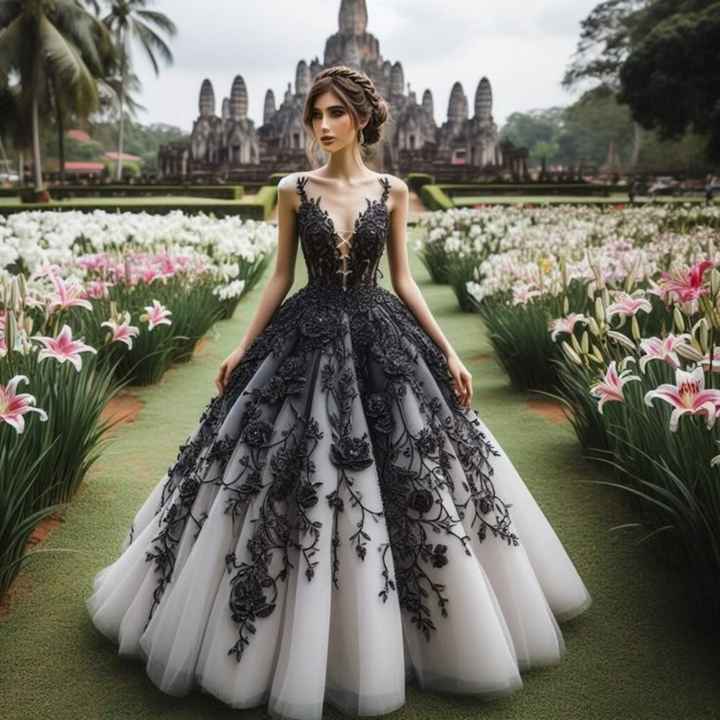 ¿Te casarías con un vestido negro? 🖤 - 1