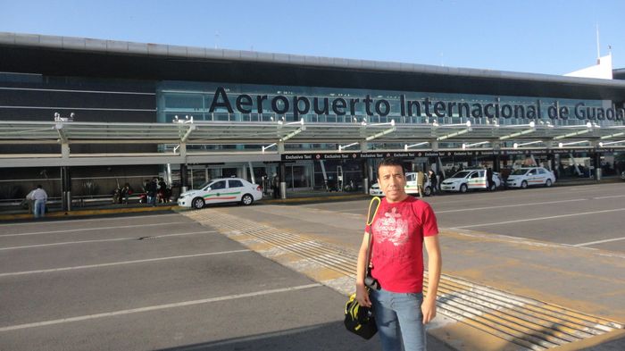 llegando al aeropuerto