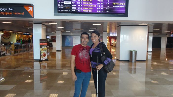 llegando al aeropuerto