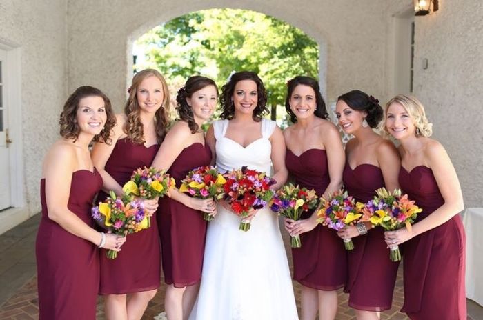 Damas de honor. ¿vestidos iguales o diferentes? - 1