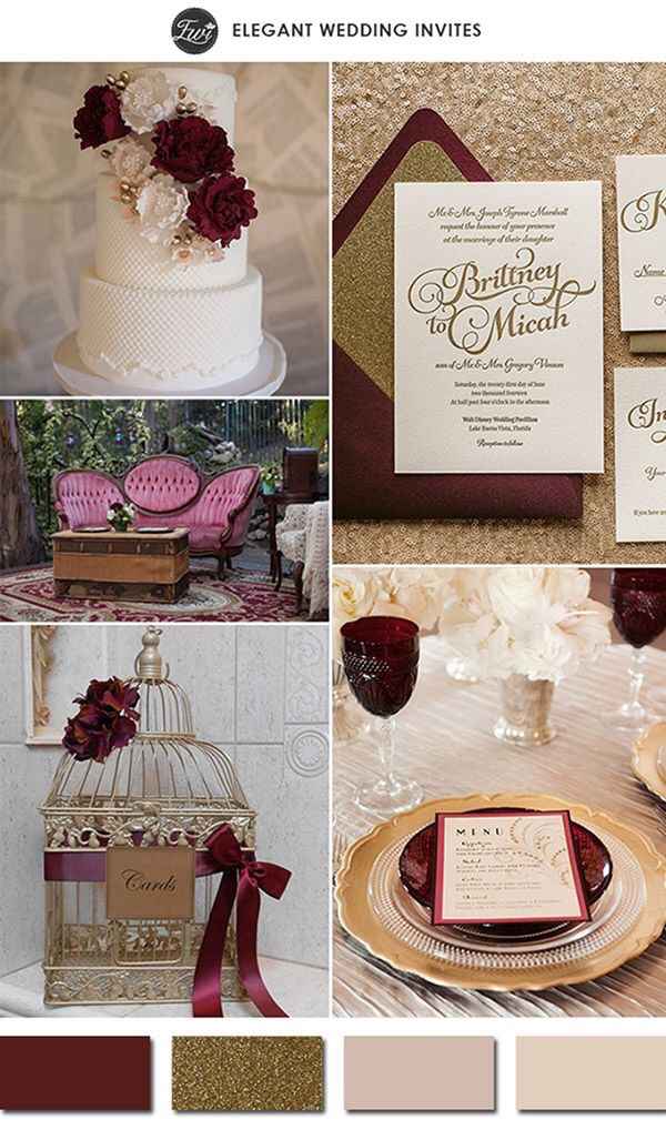 Decoraciones en dorado con blanco - 3