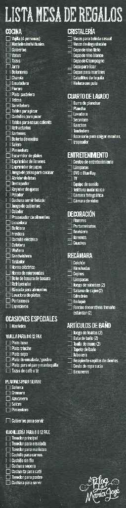 Lista de regalos ¡ - 1