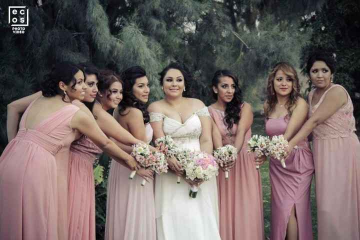 2da boda, color rosa