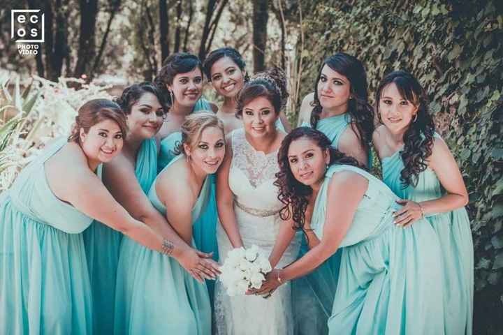 3ra boda, color menta