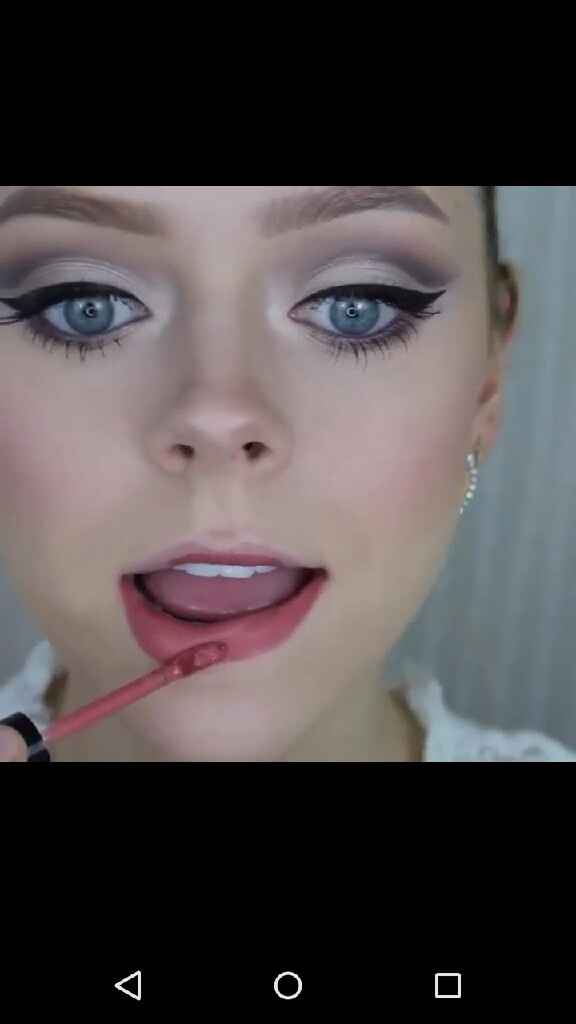 Nenas que dicen que opinan !!!?? mi primera prueba de peinado y maquillaje - 1