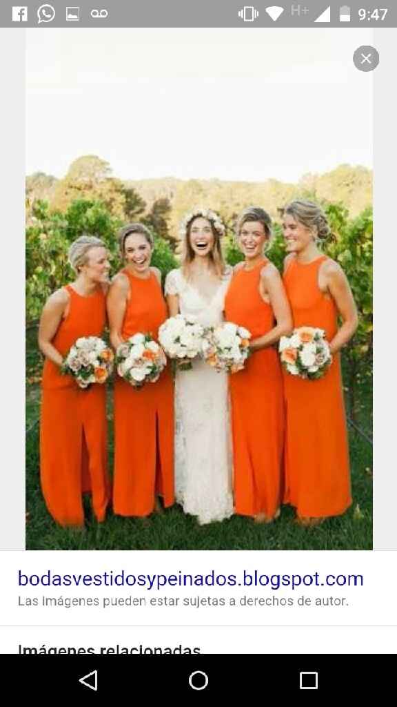 Solo novias en color naranja !! - 1