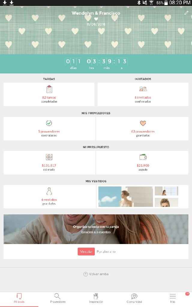 Wow  como vuela el tiempo  ,. a cuanto  están  de su contador ?? - 1