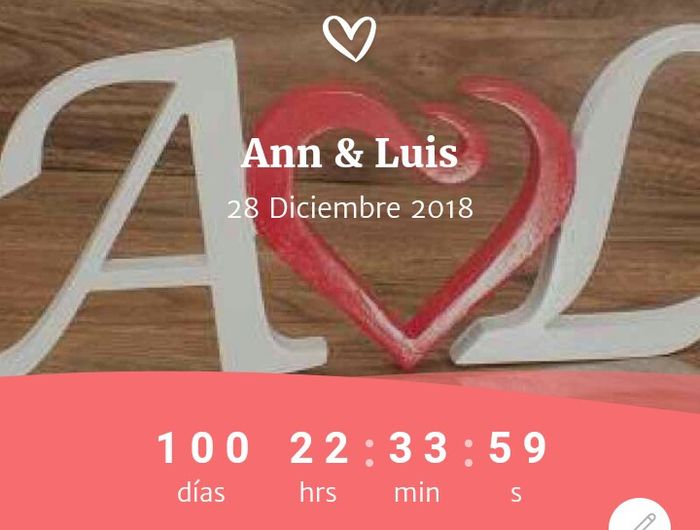 Contador en cien e inicia cuenta regresiva 😍 - 1