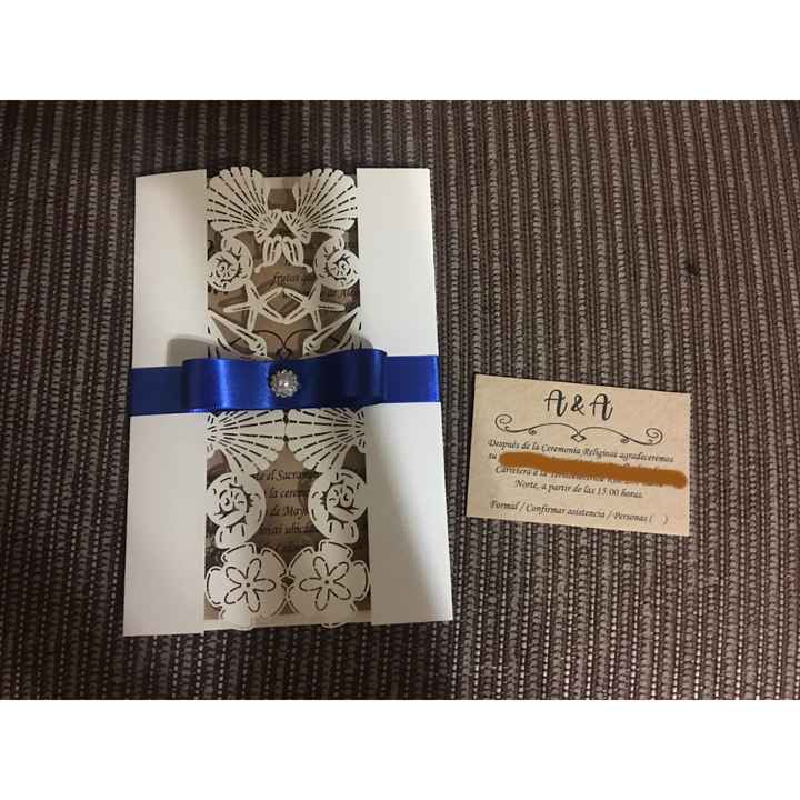 Lo prometido!! Nuestras invitaciones 💖 - 2