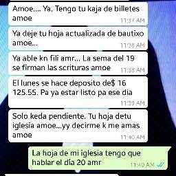 la evidencia de sus avances.. :p