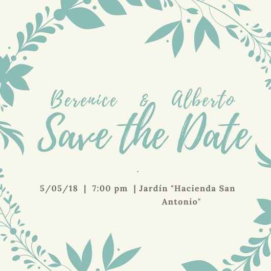Save the date99