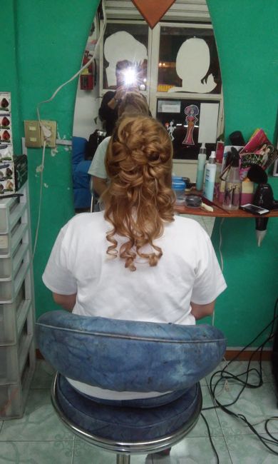Prueba de peinado y maquillaje  - 2