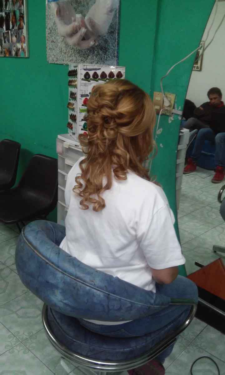 Prueba de peinado y maquillaje  - 1