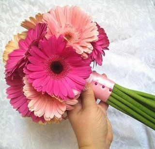 ramos de novia naturales de gerberas !!!!!!!!!!