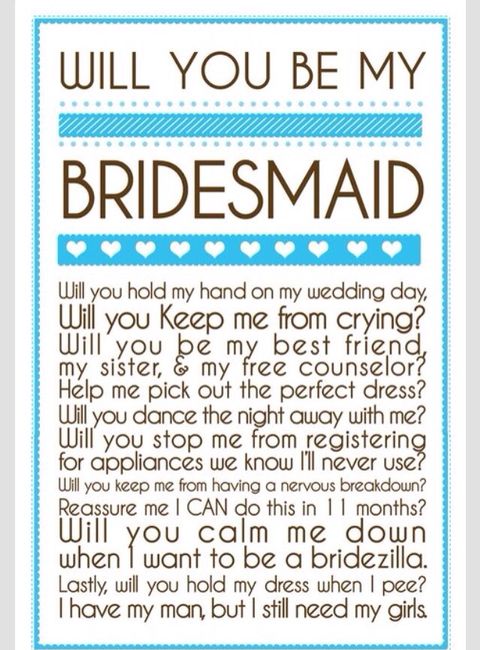 Invitaciones damas de honor - 1