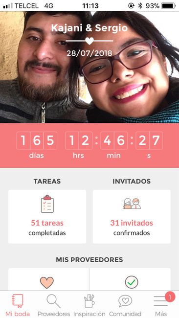 ¡Escribe los días que faltan para tu boda! 4