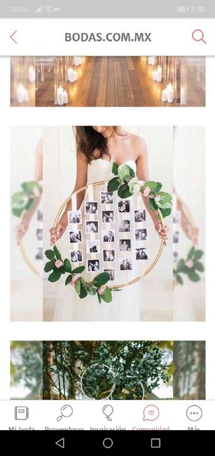 Ideas para boda usando aros - 1