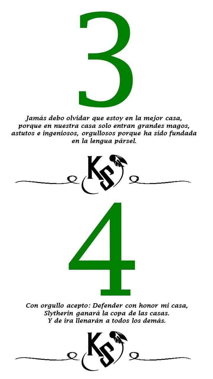 Mesas Slytherin