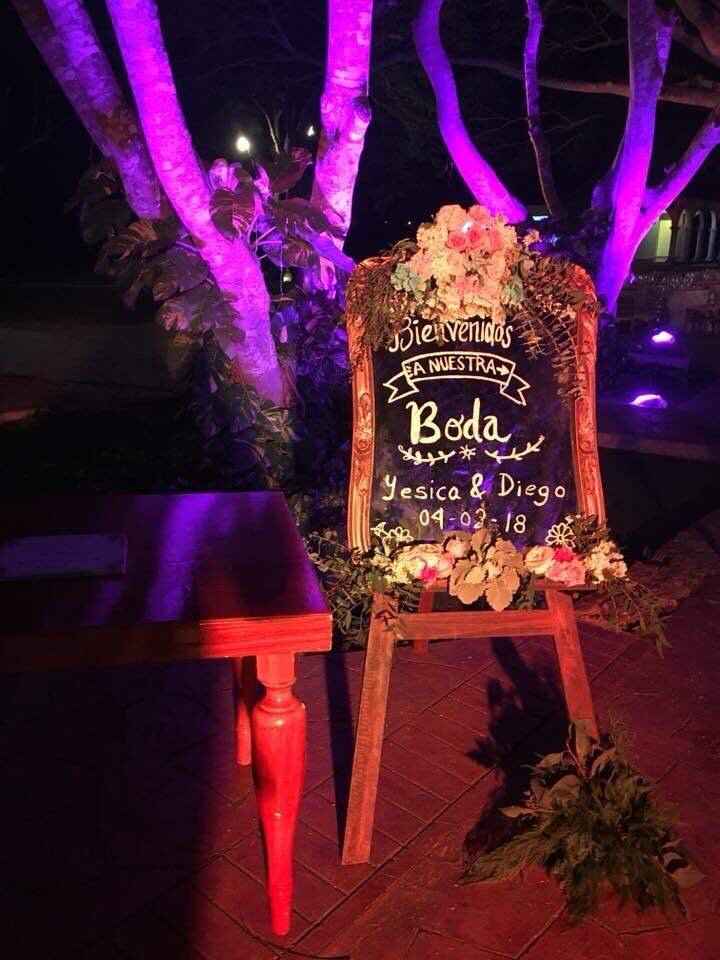 pizarrones de bienvenida 🎈💍 - 2