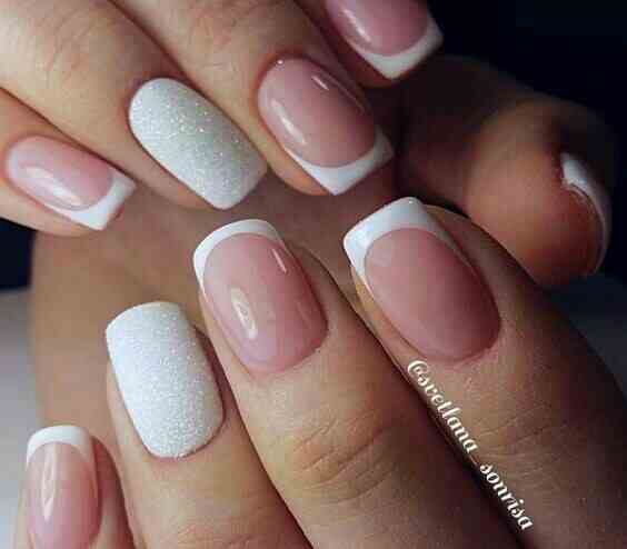 Uñas blancas 💅 - 1
