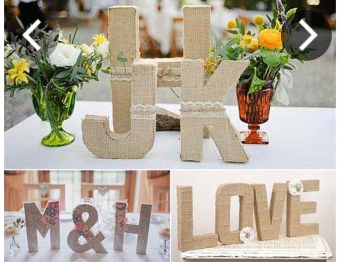  Letras para boda! - 1