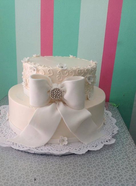 Por fin terminado mi cake topper y les muestro un adelanto de mi pastel  - 2