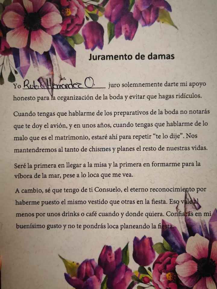 Regalos para mis damas de honor - 1