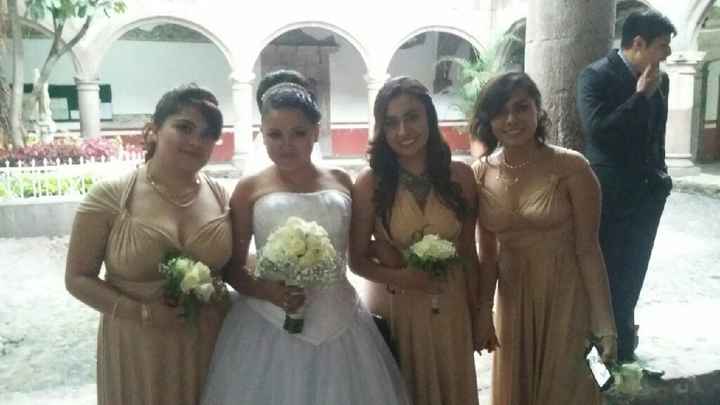 Vestidos de las damas de honor - 1