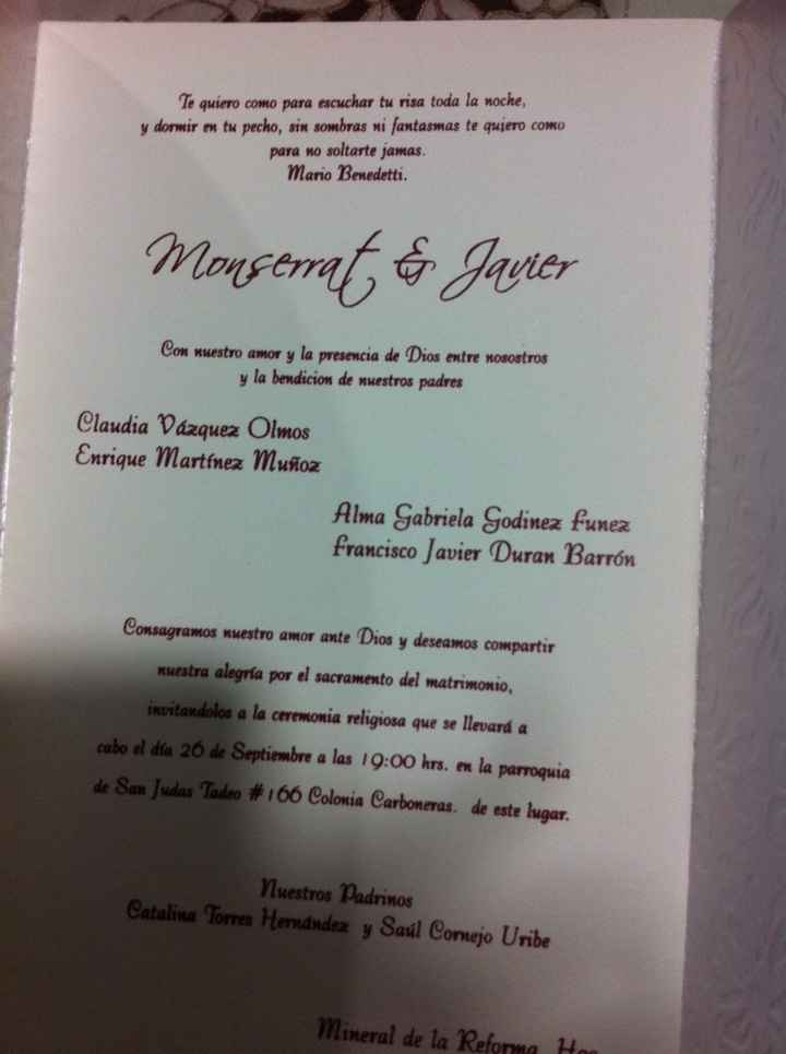 Invitaciones time!! - 2
