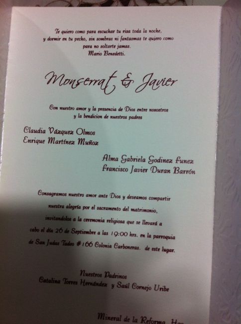 Invitaciones time!! - 2