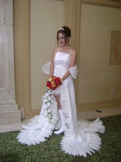 Los peores vestidos de novia