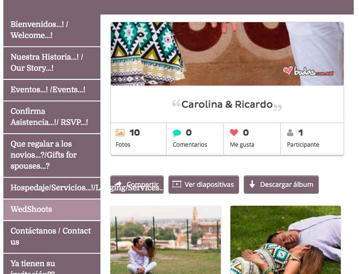 Mi web de boda