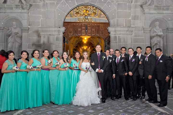 Mis Damas y Best Men