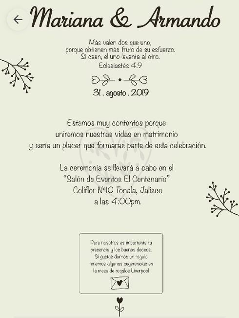 Invitaciones en color negro - 1