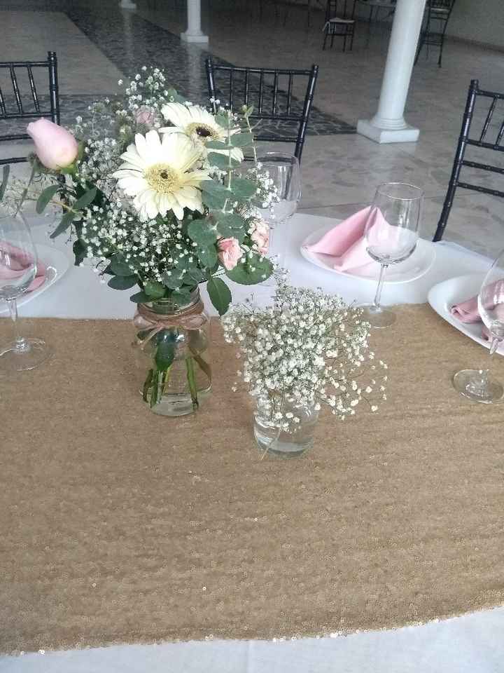 Mantel, servilleta y centro de mesa ¿como se ve mejor? - 3