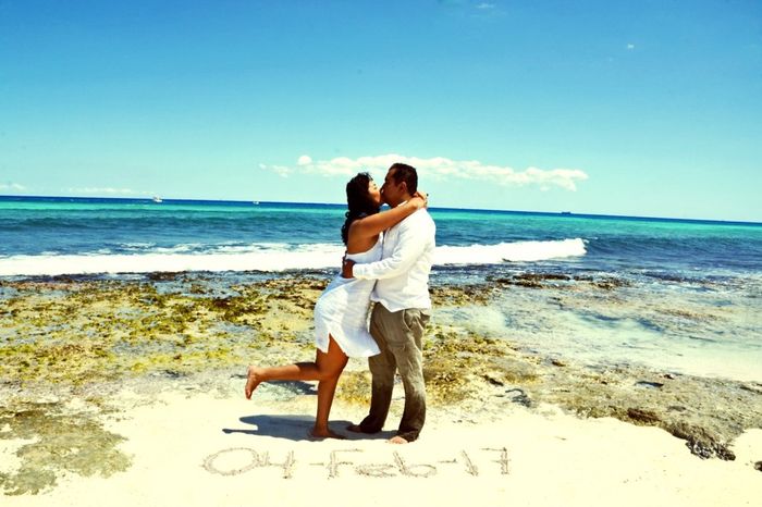 Save the date en la playa - 2