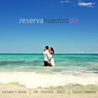 Save the date en la playa - 1
