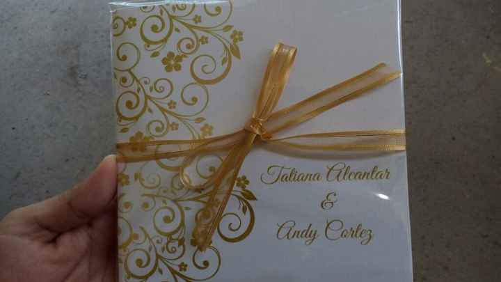 Sus invitaciones de boda son... - 1