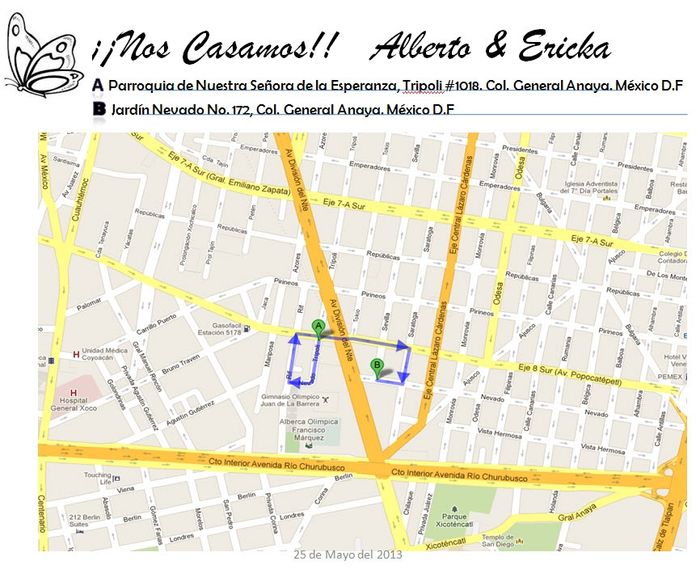 Croquis de Nuestra Boda Alberto & Ericka