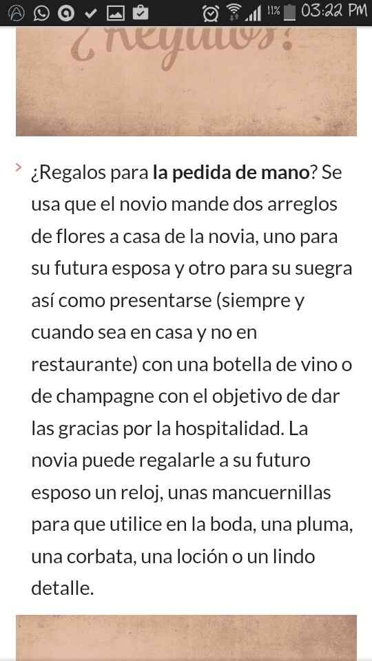 Pedida de de mano - 1