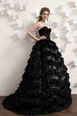 Vestidos de novia negros - 7