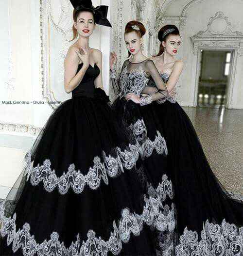 Vestidos de novia negros - 8