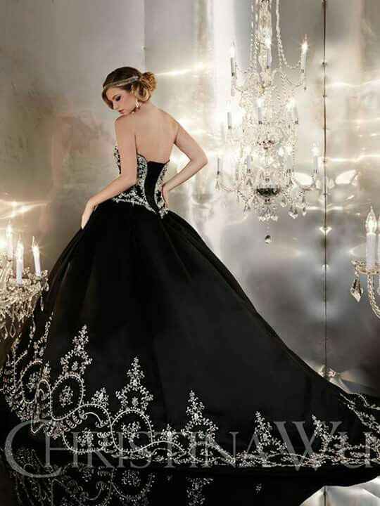 Vestidos de novia negros - 9