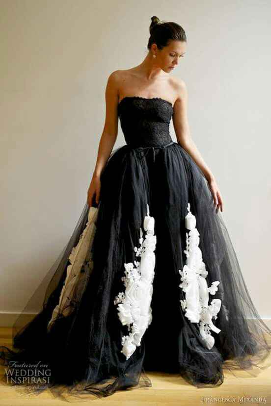 Vestidos de novia negros - 12