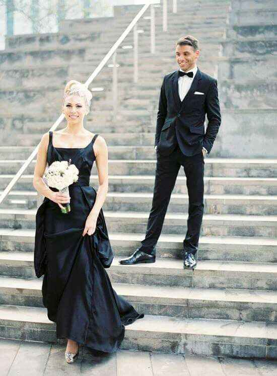 Vestidos de novia negros - 14