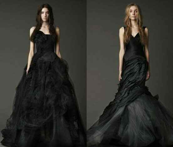 Vestidos de novia negros - 15