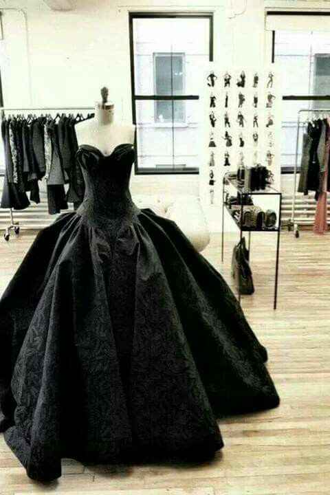 Vestidos de novia negros - 17